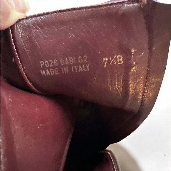 👢 Coach Italian Collection Chestnut Leather Heeled Boots – Made in Italy - Picture 8 of 12